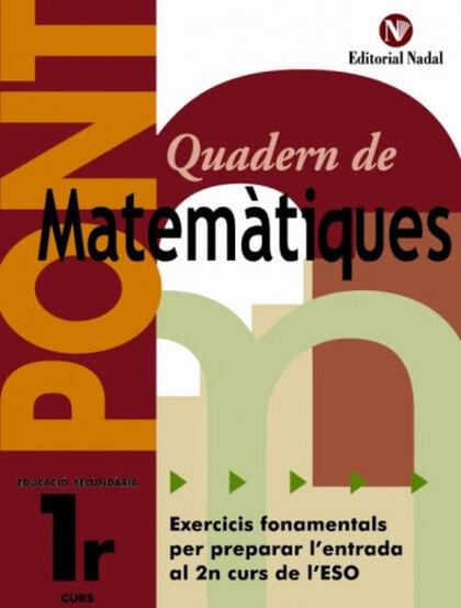 PONT 1 ESO MATEMATIQUES | 9788478874972 | Galatea Llibres | Llibreria online de Reus, Tarragona | Comprar llibres en català i castellà online