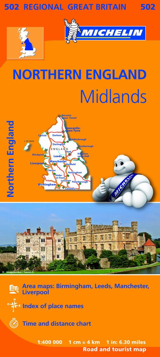 NORTHERN ENGLAND THE MIDLANDS MAPA REGIONAL 1:400 000 MICHELIN | 9782067183254 | VARIOS AUTORES | Galatea Llibres | Llibreria online de Reus, Tarragona | Comprar llibres en català i castellà online