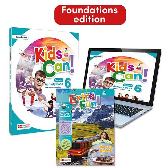 KIDS CAN!  FOUNDATIONS 6 ESSENTIAL ACTIVITY BOOK & EXTRA FUN: CON ACCESO A LA VE | 9781035127450 | SHAW, DONNA/OMEROD, MARK | Galatea Llibres | Llibreria online de Reus, Tarragona | Comprar llibres en català i castellà online