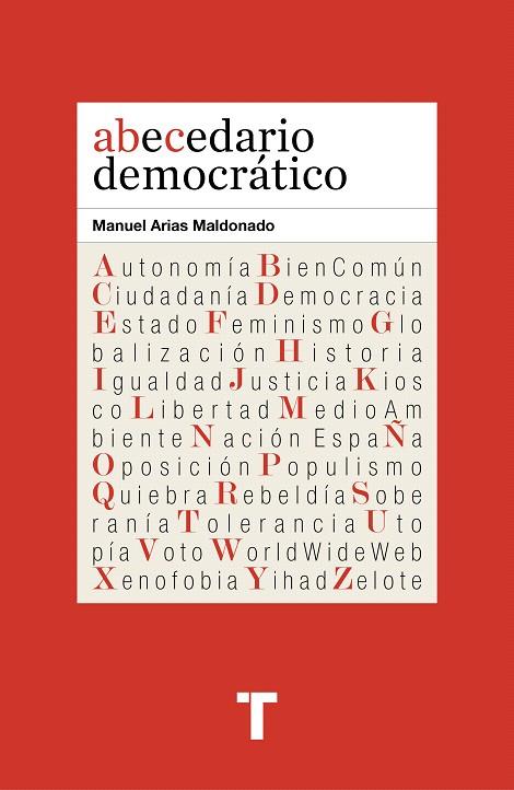 ABECEDARIO DEMOCRÁTICO | 9788418428579 | ARIAS MALDONADO, MANUEL | Galatea Llibres | Librería online de Reus, Tarragona | Comprar libros en catalán y castellano online