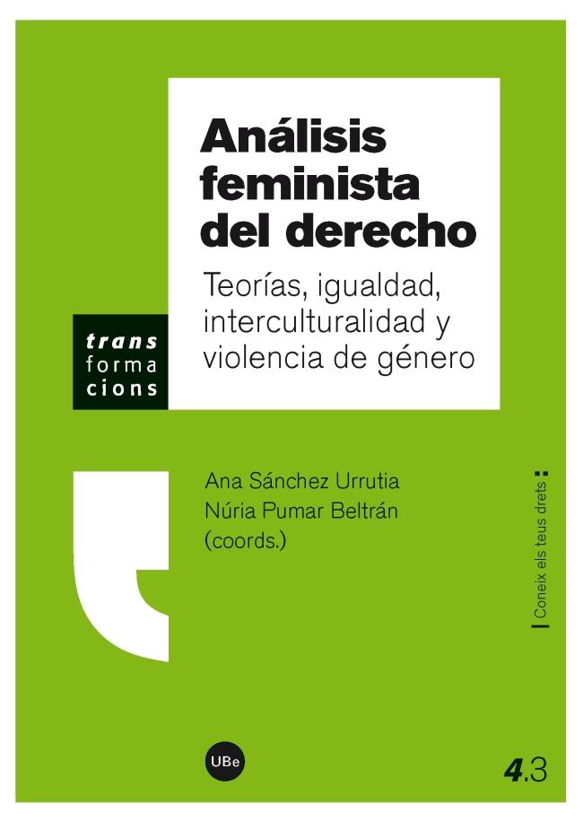 ANÁLISIS FEMINISTA DEL DERECHO | 9788447537068 | Galatea Llibres | Llibreria online de Reus, Tarragona | Comprar llibres en català i castellà online