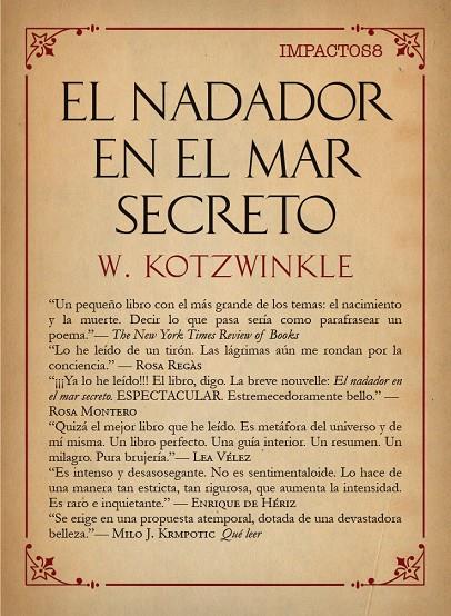 EL NADADOR EN EL MAR SECRETO | 9788417181055 | KOTZWINKLE, WILLIAM | Galatea Llibres | Librería online de Reus, Tarragona | Comprar libros en catalán y castellano online