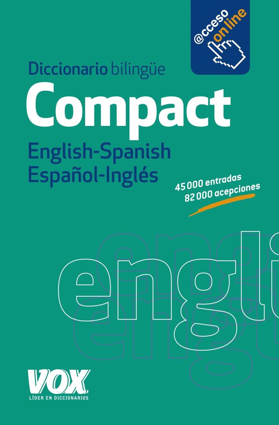 DICCIONARIO COMPACT ENGLISH-SPANISH / ESPAÑOL-INGLÉS | 9788499740430 | Galatea Llibres | Llibreria online de Reus, Tarragona | Comprar llibres en català i castellà online