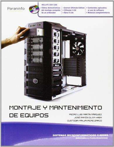 MONTAJE Y MANTENIMIENTO DE EQUIPOS (CD-ROM) | 9788497327633 | MARTIN ; OLIVA ; MANJAVACAS | Galatea Llibres | Llibreria online de Reus, Tarragona | Comprar llibres en català i castellà online