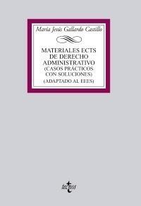 MATERIALES ECTS DE DERECHO ADMINISTRATIVO | 9788430950089 | GALLARDO CASTILLO, Mª JESÚS | Galatea Llibres | Librería online de Reus, Tarragona | Comprar libros en catalán y castellano online