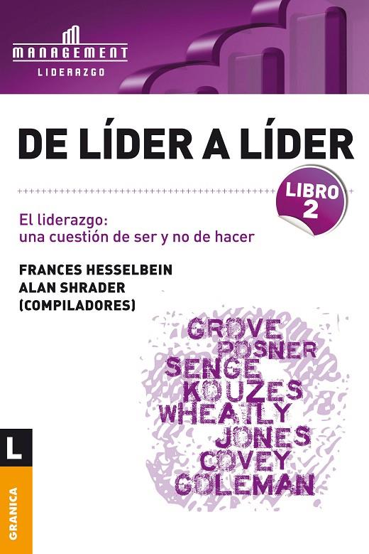 DE LIDER A LIDER LIBRO 2 | 9789506415754 | HESSELBEIN, FRANCES | Galatea Llibres | Llibreria online de Reus, Tarragona | Comprar llibres en català i castellà online