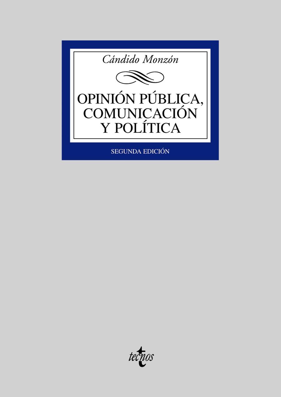 OPINION PUBLICA, COMUNICACION Y POLITICA | 9788430944316 | MONZON ARRIBAS, CANDIDO | Galatea Llibres | Librería online de Reus, Tarragona | Comprar libros en catalán y castellano online