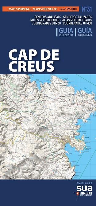 CAP DE CREUS MAPA EXCURSIONISTA 1:25000 | 9788482168845 | ANGULO DORD, MIGUEL | Galatea Llibres | Llibreria online de Reus, Tarragona | Comprar llibres en català i castellà online