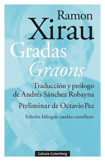 GRADAS - GRAONS | 9788410317062 | XIRAU, RAMON | Galatea Llibres | Llibreria online de Reus, Tarragona | Comprar llibres en català i castellà online