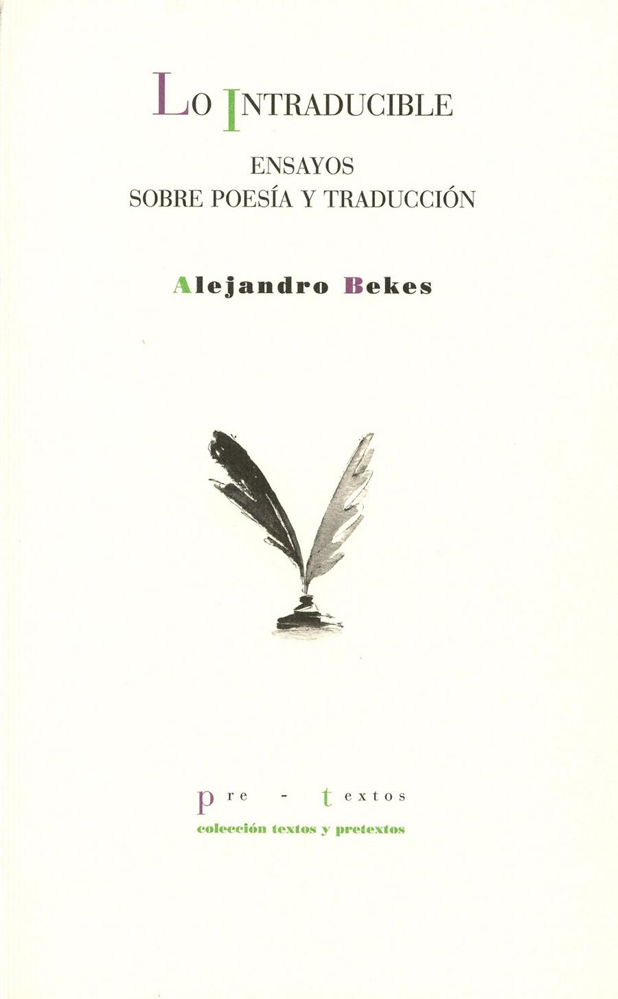 INTRADUCIBLE, LO | 9788492913596 | BEKES, ALEJANDRO | Galatea Llibres | Librería online de Reus, Tarragona | Comprar libros en catalán y castellano online