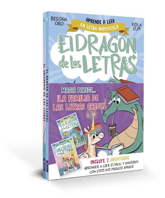 EL DRAGÓN DE LAS LETRAS - MAGIA PARECE... ¡LA FAMILIA DE LAS LETRAS CRECE! PACK | 9788448869588 | ORO, BEGOÑA | Galatea Llibres | Llibreria online de Reus, Tarragona | Comprar llibres en català i castellà online