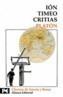 ION ; TIMEO ; CRITAS | 9788420656311 | PLATON | Galatea Llibres | Llibreria online de Reus, Tarragona | Comprar llibres en català i castellà online