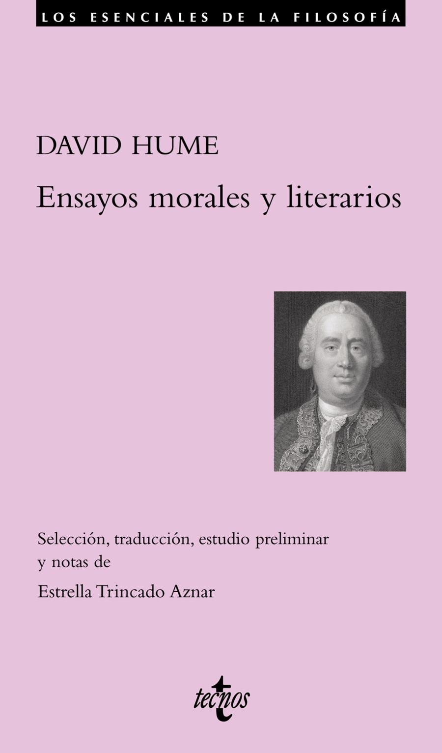 ENSAYOS MORALES Y LITERARIOS | 9788430946969 | HUME, DAVID (1711-1776) | Galatea Llibres | Librería online de Reus, Tarragona | Comprar libros en catalán y castellano online