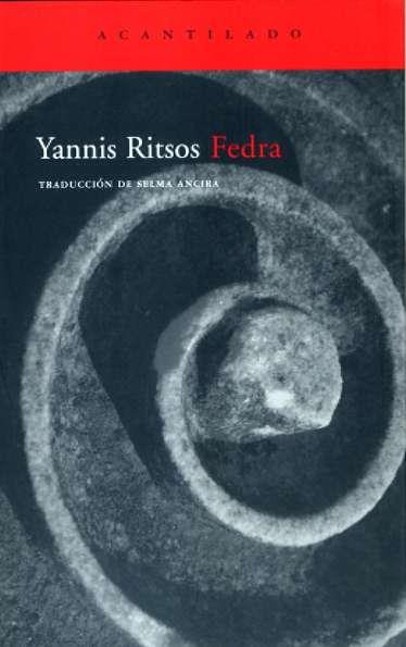 FEDRA | 9788496489912 | RITSOS, YANNIS | Galatea Llibres | Llibreria online de Reus, Tarragona | Comprar llibres en català i castellà online