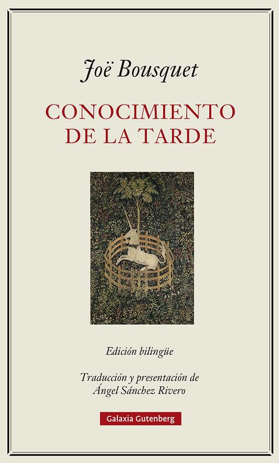 CONOCIMIENTO DE LA TARDE | 9788419075567 | BOUSQUET, JOË | Galatea Llibres | Llibreria online de Reus, Tarragona | Comprar llibres en català i castellà online