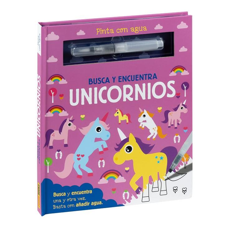 BUSCA Y ENCUENTRA UNICORNIOS PINTA CON AGUA | 9788411013291 | Galatea Llibres | Llibreria online de Reus, Tarragona | Comprar llibres en català i castellà online