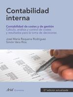 CONTABILIDAD INTERNA | 9788434445482 | VV.AA | Galatea Llibres | Llibreria online de Reus, Tarragona | Comprar llibres en català i castellà online