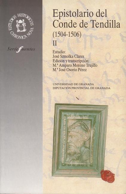 EPISTOLARIO DEL CONDE DE TENDILLA 2 VOLS | 9788433822321 | SZMOLKA CLARES | Galatea Llibres | Llibreria online de Reus, Tarragona | Comprar llibres en català i castellà online