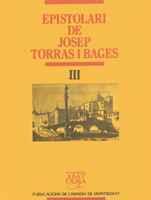 EPISTOLARI DE JOSEP I BAIGES III. | 9788478267460 | TORRAS I BAGES, JOSEP/MEDINA, JAUME | Galatea Llibres | Librería online de Reus, Tarragona | Comprar libros en catalán y castellano online