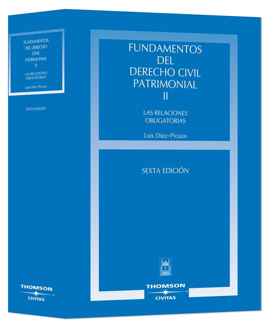 FUNDAMENTOS DE DERECHO CIVIL PATRIMONIAL II | 9788447029440 | DIEZ PICAZO, LUIS | Galatea Llibres | Llibreria online de Reus, Tarragona | Comprar llibres en català i castellà online