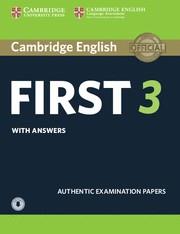 CAMBRIDGE ENGLISH FIRST 3 WITH ANSWERS WITH AUDIO | 9781108380782 | Galatea Llibres | Llibreria online de Reus, Tarragona | Comprar llibres en català i castellà online