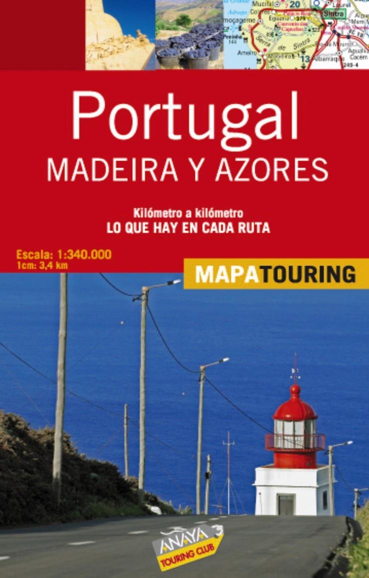 MAPA DE CARRETERAS 1:340.000 - PORTUGAL (DESPLEGAB | 9788497766586 | ANAYA TOURING | Galatea Llibres | Librería online de Reus, Tarragona | Comprar libros en catalán y castellano online