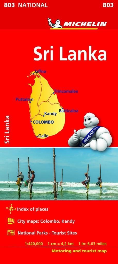 SRI LANKA MAPA NATIONAL | 9782067229297 | Galatea Llibres | Llibreria online de Reus, Tarragona | Comprar llibres en català i castellà online