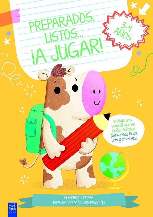 PREPARADOS, LISTOS... ¡A JUGAR! 3-4 AÑOS NARANJA | 9788408283928 | YOYO | Galatea Llibres | Llibreria online de Reus, Tarragona | Comprar llibres en català i castellà online