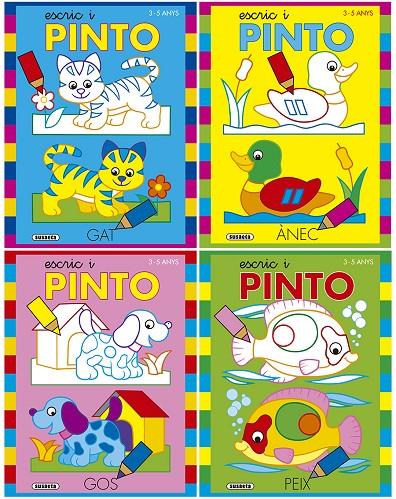 ESCRIC I PINTO 3-5 ANYS (4 TíTOLS) | 9788467762075 | BUSQUETS, JORDI | Galatea Llibres | Llibreria online de Reus, Tarragona | Comprar llibres en català i castellà online