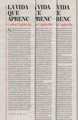 LA VIDA QUE APRENC | 9788494616365 | CAPDEVILA, CARLES | Galatea Llibres | Llibreria online de Reus, Tarragona | Comprar llibres en català i castellà online