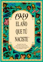 1959 EL AÑO QUE TU NACISTE | 9788488907967 | COLLADO BASCOMPTE, ROSA (1950- ) | Galatea Llibres | Llibreria online de Reus, Tarragona | Comprar llibres en català i castellà online