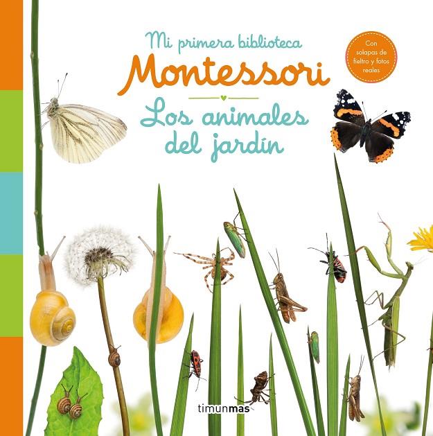 LOS ANIMALES DEL JARDÍN. MI PRIMERA BIBLIOTECA MONTESSORI | 9788408244585 | Galatea Llibres | Llibreria online de Reus, Tarragona | Comprar llibres en català i castellà online