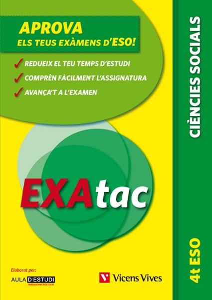 EXATAC 4 ESO CIENCIES SOCIALS | 9788468211268 | AULA D'ESTUDI ASSESSORIA D'ESTUDI S.L. | Galatea Llibres | Llibreria online de Reus, Tarragona | Comprar llibres en català i castellà online