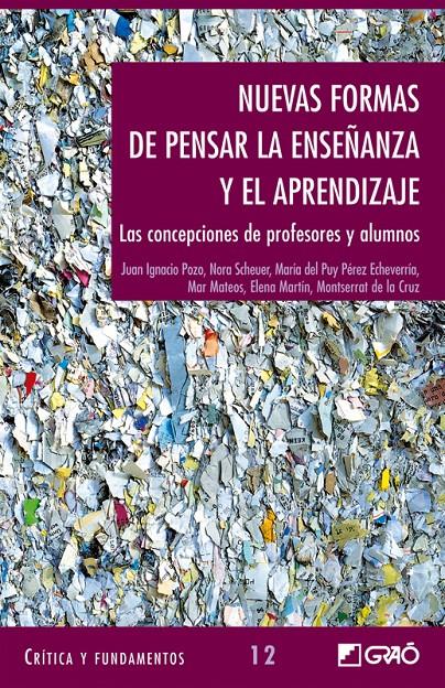 NUEVAS FORMAS DE PENSAR LA ENSEÑANZA Y EL APRENDIZAJE | 9788478274321 | VV.AA | Galatea Llibres | Llibreria online de Reus, Tarragona | Comprar llibres en català i castellà online