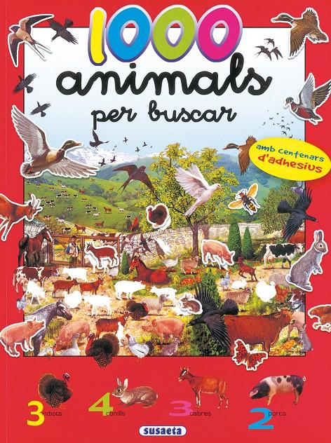 1000 ANIMALS PER BUSCAR (VERMELL) | 9788430552320 | ARREDONDO, FRANCISCO | Galatea Llibres | Llibreria online de Reus, Tarragona | Comprar llibres en català i castellà online