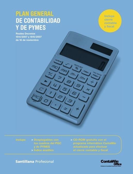 PLAN GENERAL DE CONTABILIDAD Y PYMES ED09 | 9788429490930 | SANTILLANA | Galatea Llibres | Llibreria online de Reus, Tarragona | Comprar llibres en català i castellà online