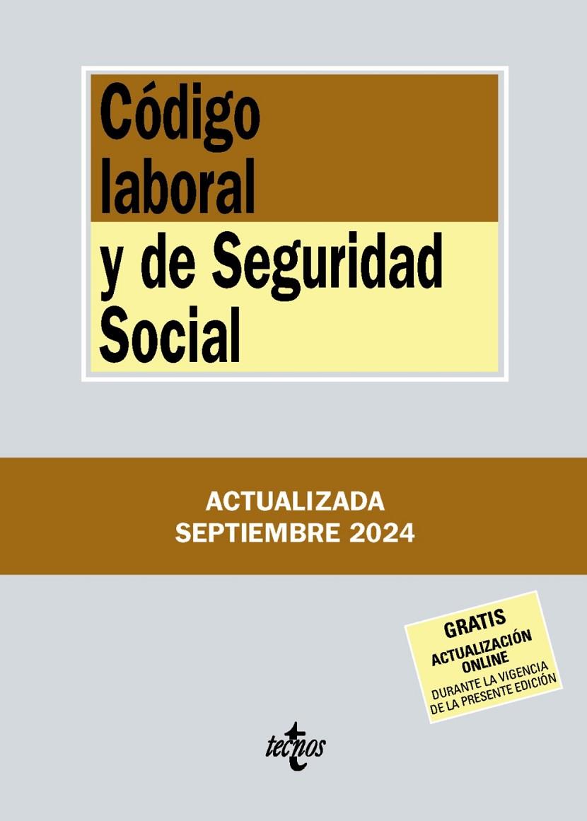 CODIGO LABORAL Y DE SEGURIDAD SOCIAL 2024 | 9788430991976 | Galatea Llibres | Llibreria online de Reus, Tarragona | Comprar llibres en català i castellà online