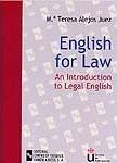 ENGLISH FOR LAW | 9788480046572 | ALEJOS JUEZ, M.ª TERESA | Galatea Llibres | Llibreria online de Reus, Tarragona | Comprar llibres en català i castellà online