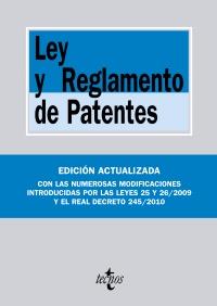 LEY Y REGLAMENTO DE PATENTES | 9788430950867 | Galatea Llibres | Librería online de Reus, Tarragona | Comprar libros en catalán y castellano online