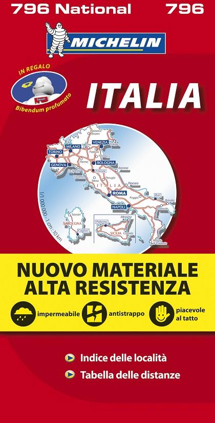 ITALIA MAPA 1: 1 000 000 MICHELIN ALTA RESISTENCIA  | 9782067130951 | VARIOS AUTORES | Galatea Llibres | Llibreria online de Reus, Tarragona | Comprar llibres en català i castellà online