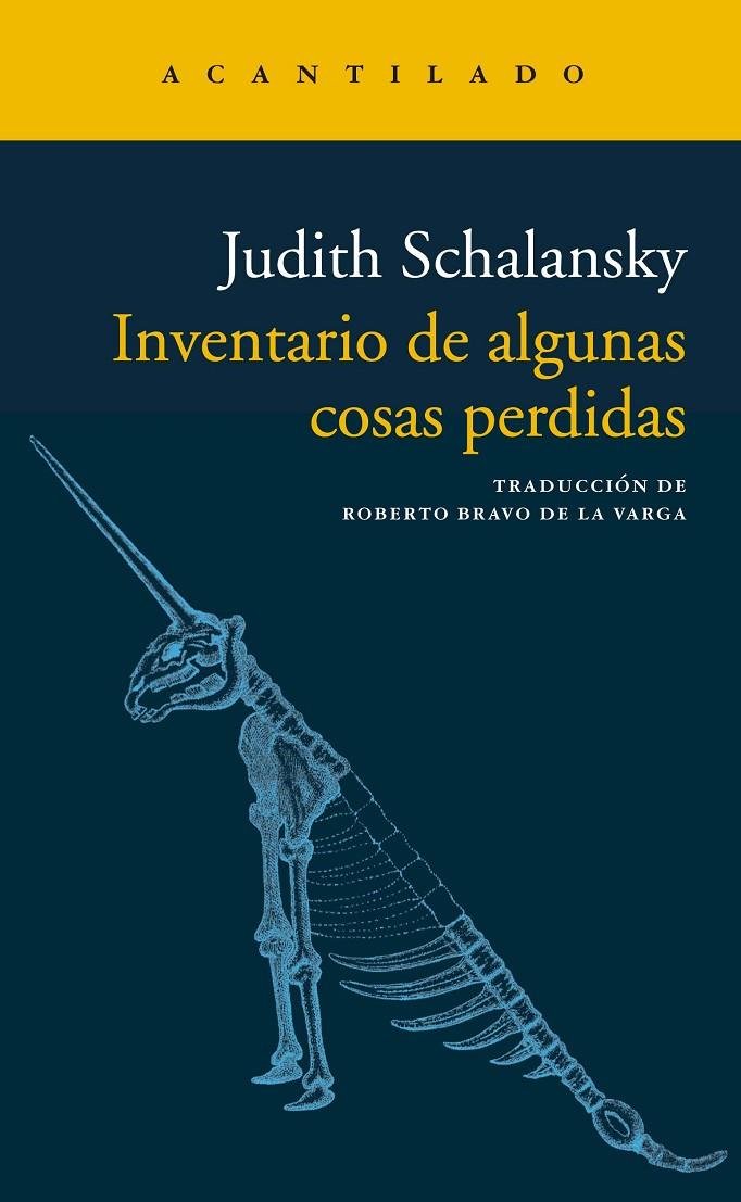 INVENTARIO DE ALGUNAS COSAS PERDIDAS | 9788418370588 | SCHALANSKY, JUDITH | Galatea Llibres | Llibreria online de Reus, Tarragona | Comprar llibres en català i castellà online