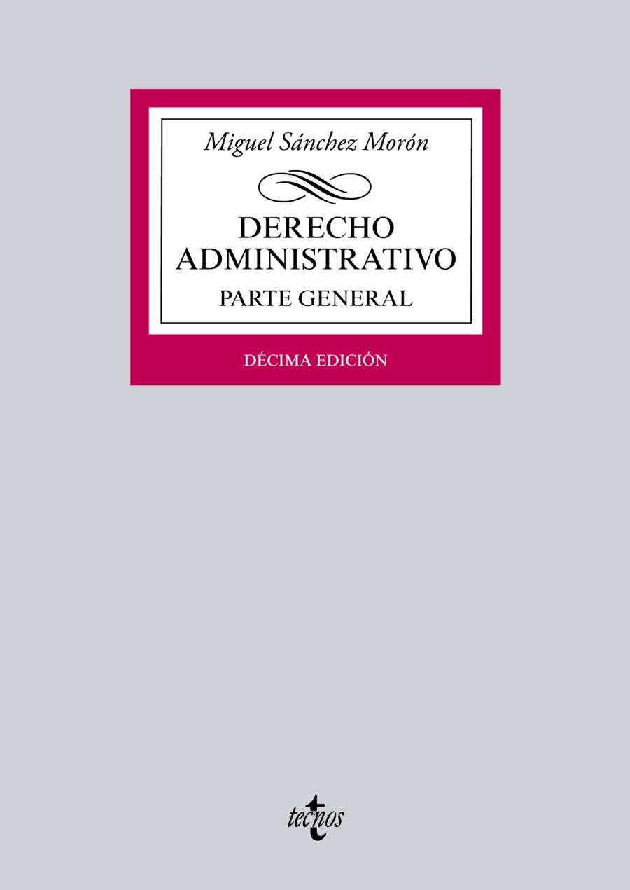 DERECHO ADMINISTRATIVO | 9788430963188 | SÁNCHEZ MORÓN, MIGUEL | Galatea Llibres | Llibreria online de Reus, Tarragona | Comprar llibres en català i castellà online