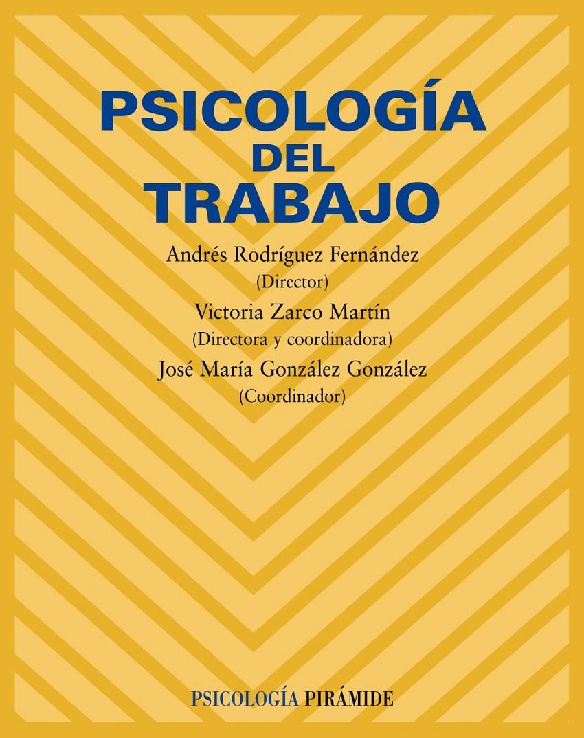 PSICOLOGÍA DEL TRABAJO | 9788436822762 | VV.AA | Galatea Llibres | Llibreria online de Reus, Tarragona | Comprar llibres en català i castellà online