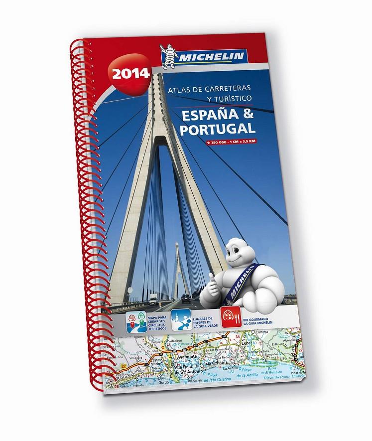 ESPAÑA PORTUGAL ATLAS DE CARRETERAS Y TURISTICO 2014 | 9782067192546 | VARIOS AUTORES | Galatea Llibres | Llibreria online de Reus, Tarragona | Comprar llibres en català i castellà online