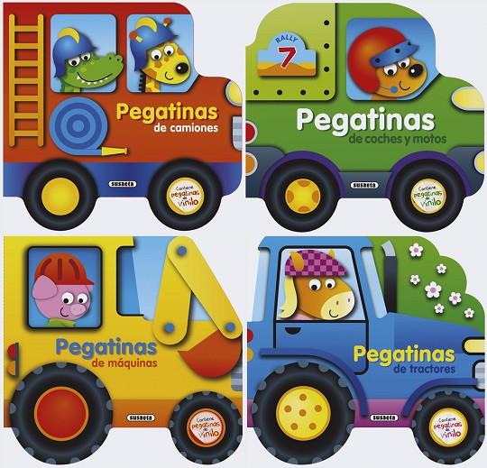 CONSTRUYE VEHÍCULOS CON PEGATINAS DE VINILO (4 TÍTULOS) | 9788467749038 | BUSQUETS, JORDI | Galatea Llibres | Llibreria online de Reus, Tarragona | Comprar llibres en català i castellà online