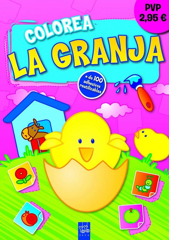 COLOREA LA GRANJA. POLLITO | 9788408036616 | YOYO | Galatea Llibres | Llibreria online de Reus, Tarragona | Comprar llibres en català i castellà online