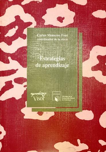 ESTRATEGIAS APRENDIZAJE AV-136 | 9788477741367 | MONEREO FONT, CARLES | Galatea Llibres | Librería online de Reus, Tarragona | Comprar libros en catalán y castellano online