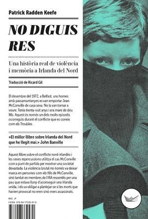 NO DIGUIS RES | 9788417339470 | RADDEN KEEFE, PATRICK  | Galatea Llibres | Llibreria online de Reus, Tarragona | Comprar llibres en català i castellà online